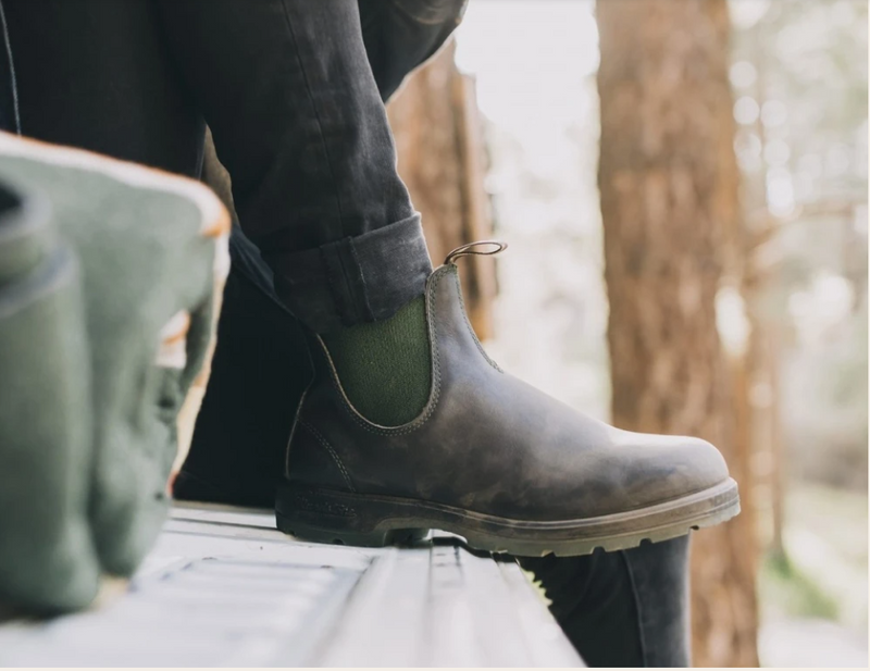 M's #519 Chelsea Boot- Olive/Stout - Island Outfitters