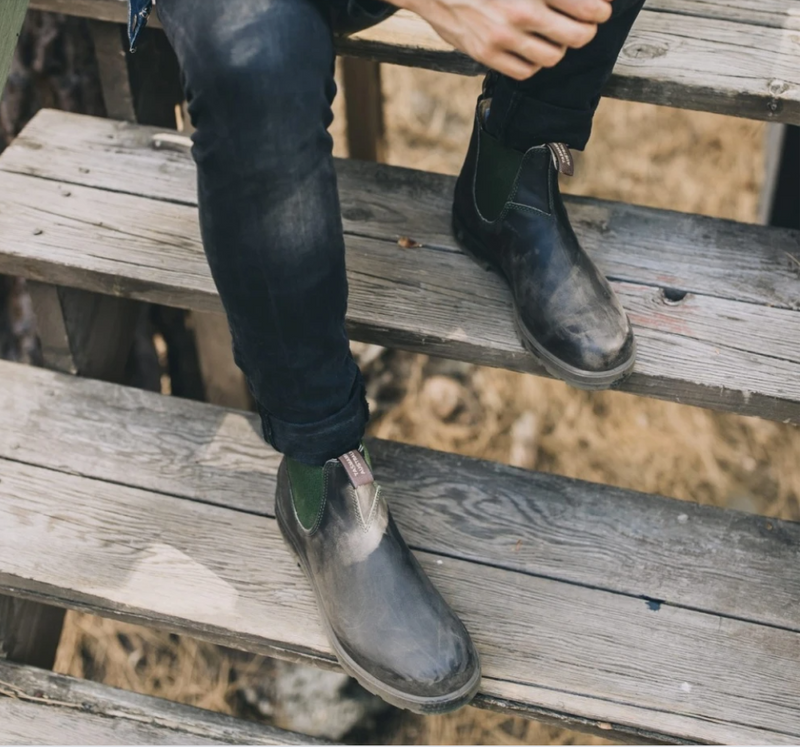 M's #519 Chelsea Boot- Olive/Stout - Island Outfitters