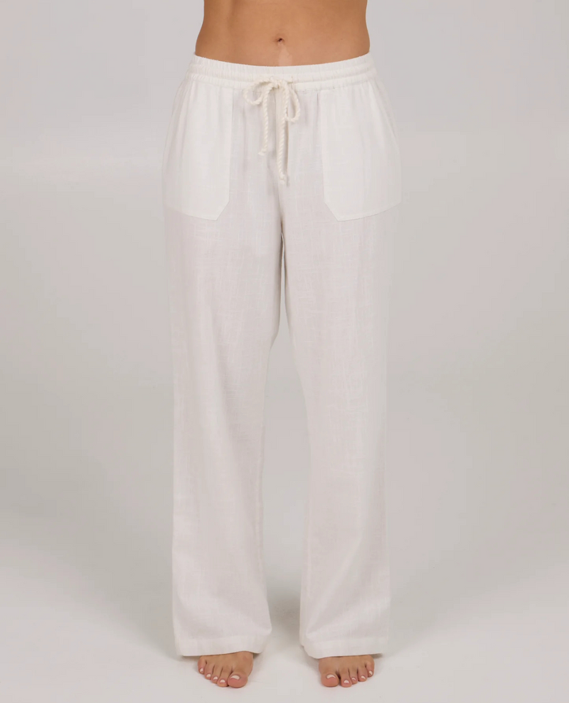Shoreline beach pant- white