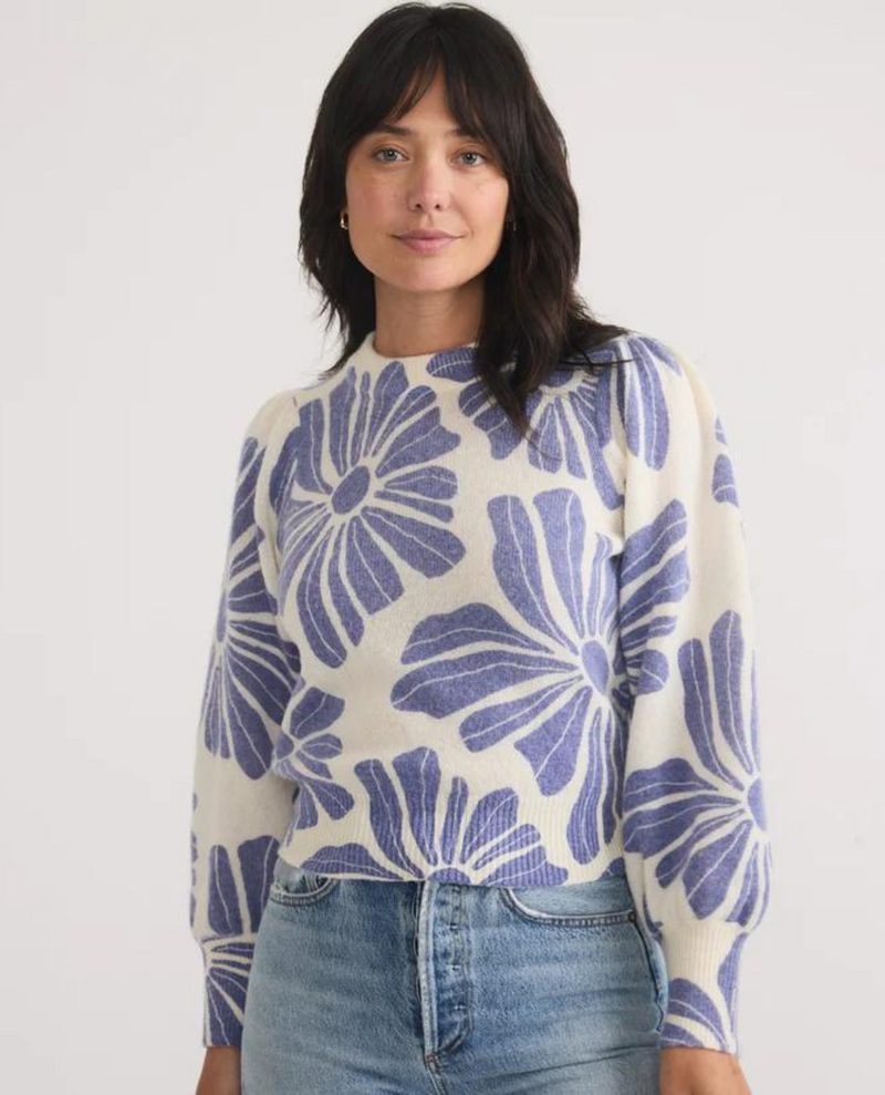 Printed Alma Puff Sleeve