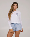 Sip & Sea Long Sleeve Crop Tee