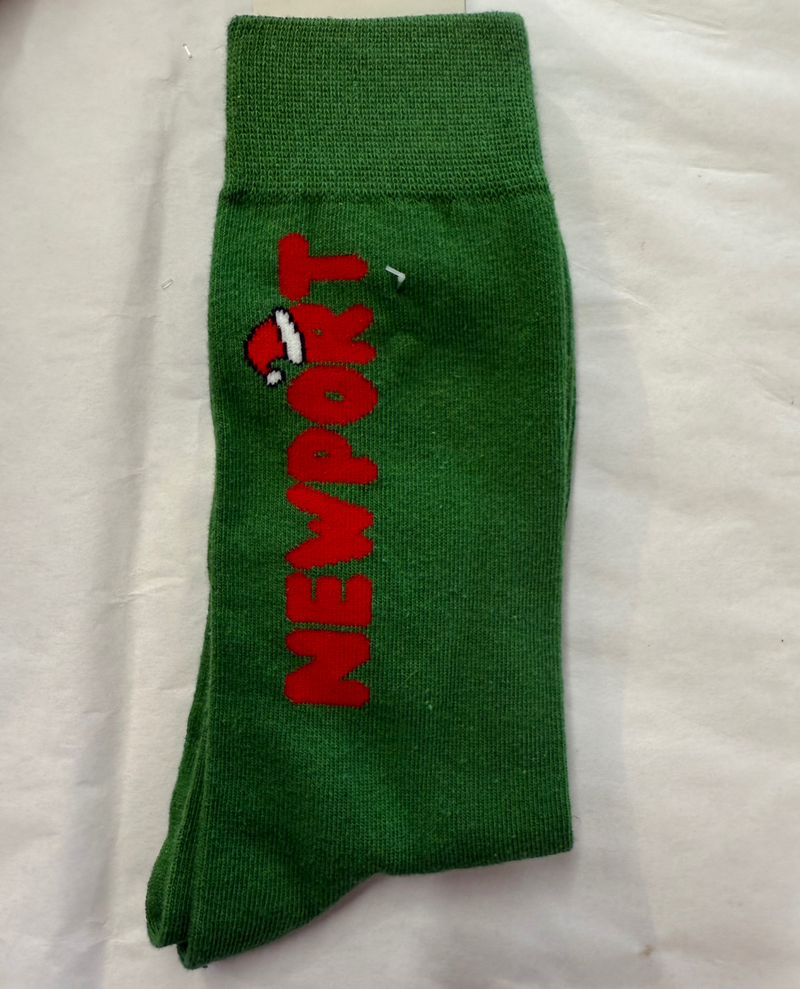 Newport Santa hat sock