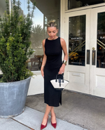 Cloud Rib Hadley Wood Dress