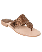 Jack Rogers flat sandal- Bronze