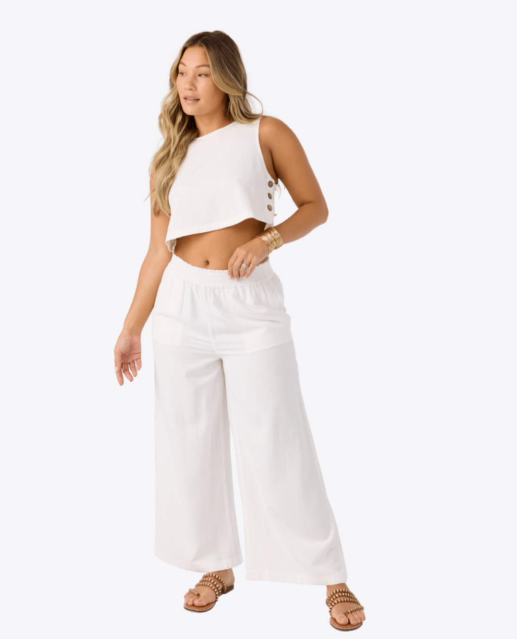 Sanders pant- white