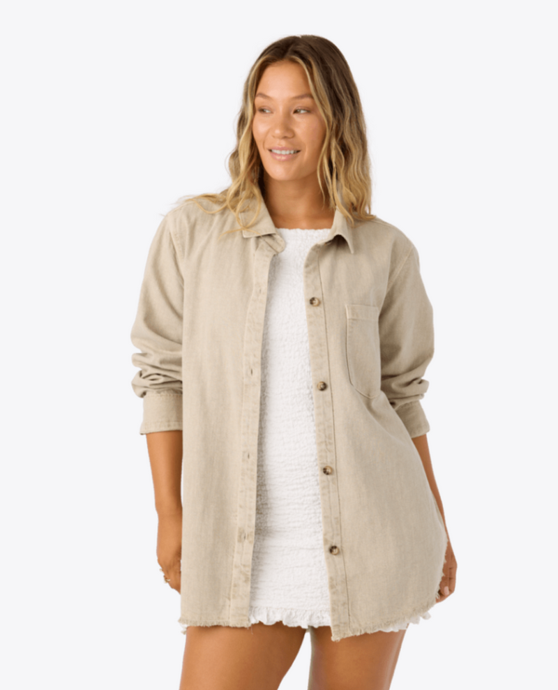 Sevie Shacket- Simply Taupe