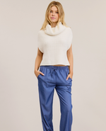 Cowl Neck Sweater- Ivory