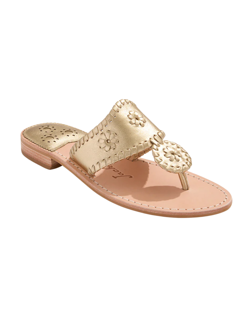 Jack Rogers flat sandal- Platinum