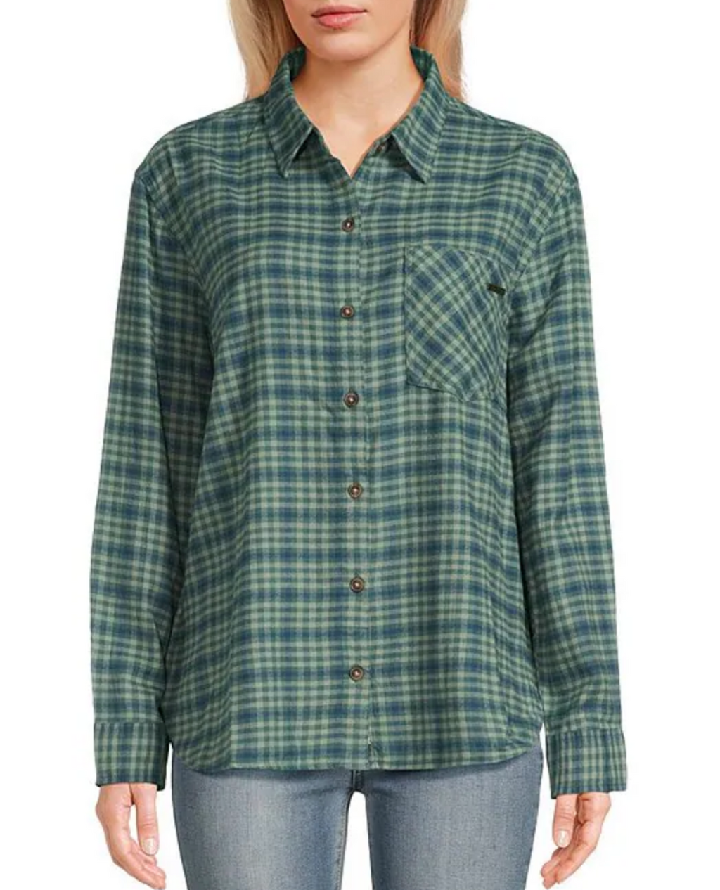 Shore Break Flannel- Sage