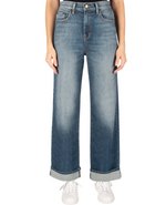 Rexford Cuff Jean- Boston Blue