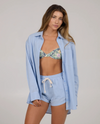 Palapa tunic- violet blue