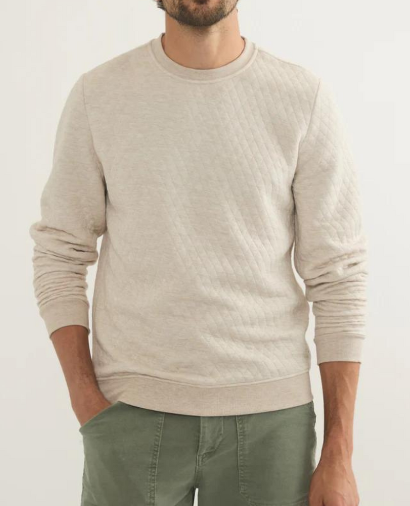 Corbet Quilted Crewneck