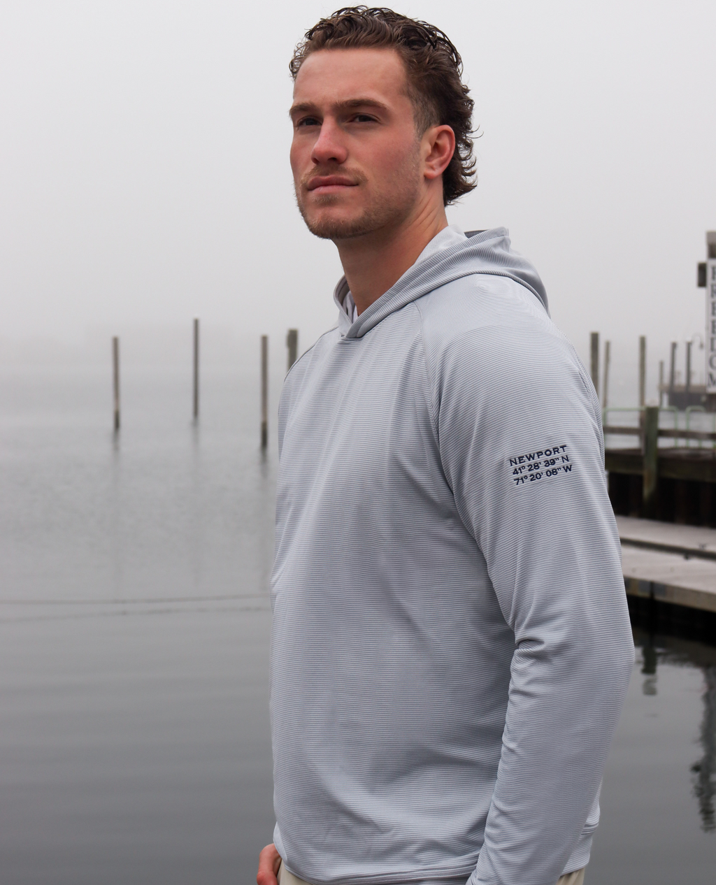 Pine Sugar Stripe Performance Hoodie NPT