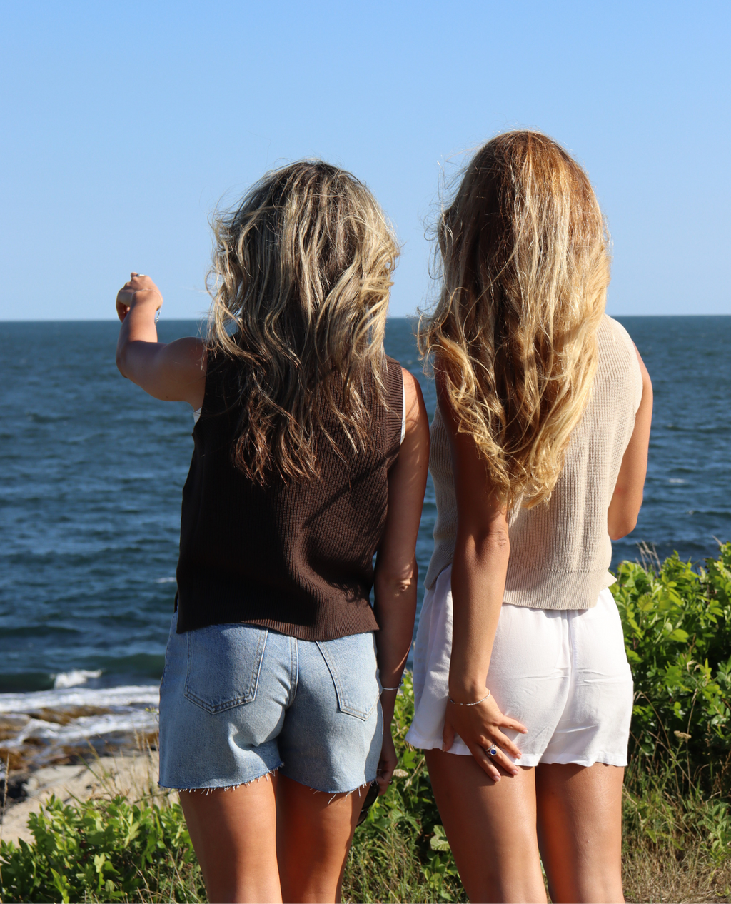 LAT tank sweater-Sand