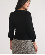 Lexi Rib Puff Sleeve Top