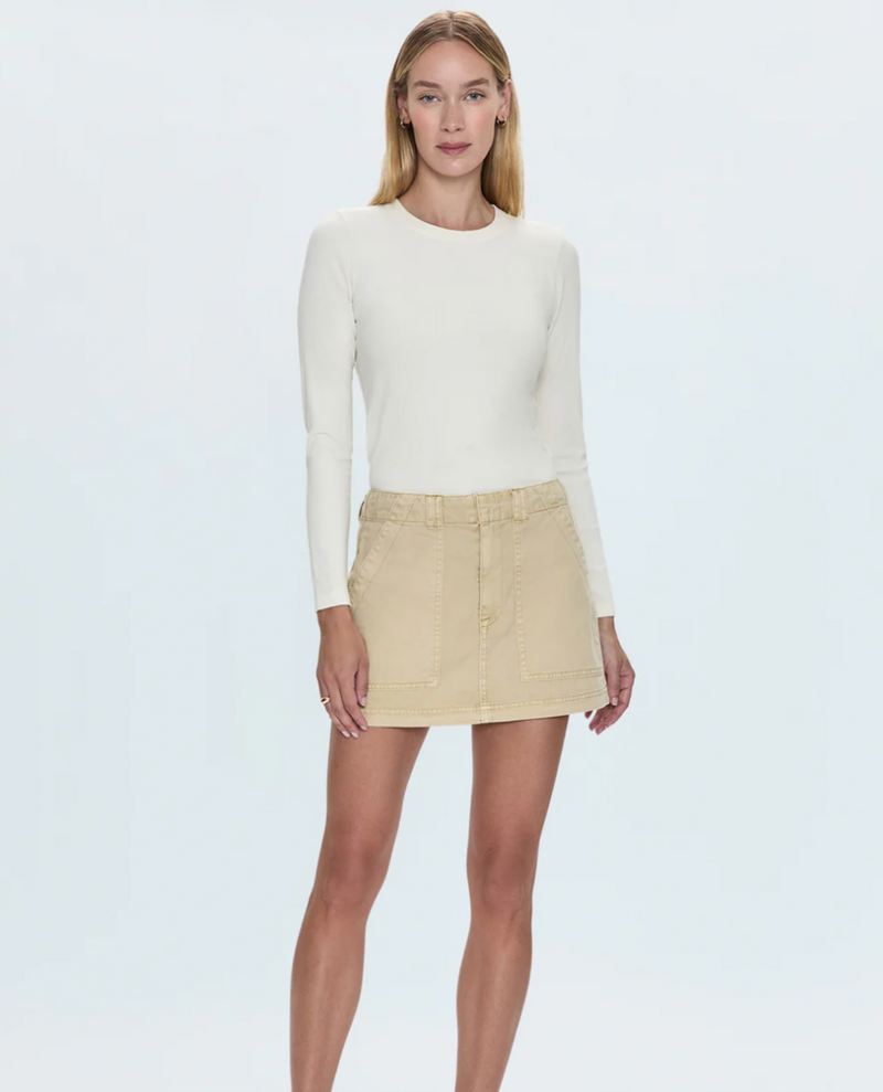 Kayla mid rise utility skirt
