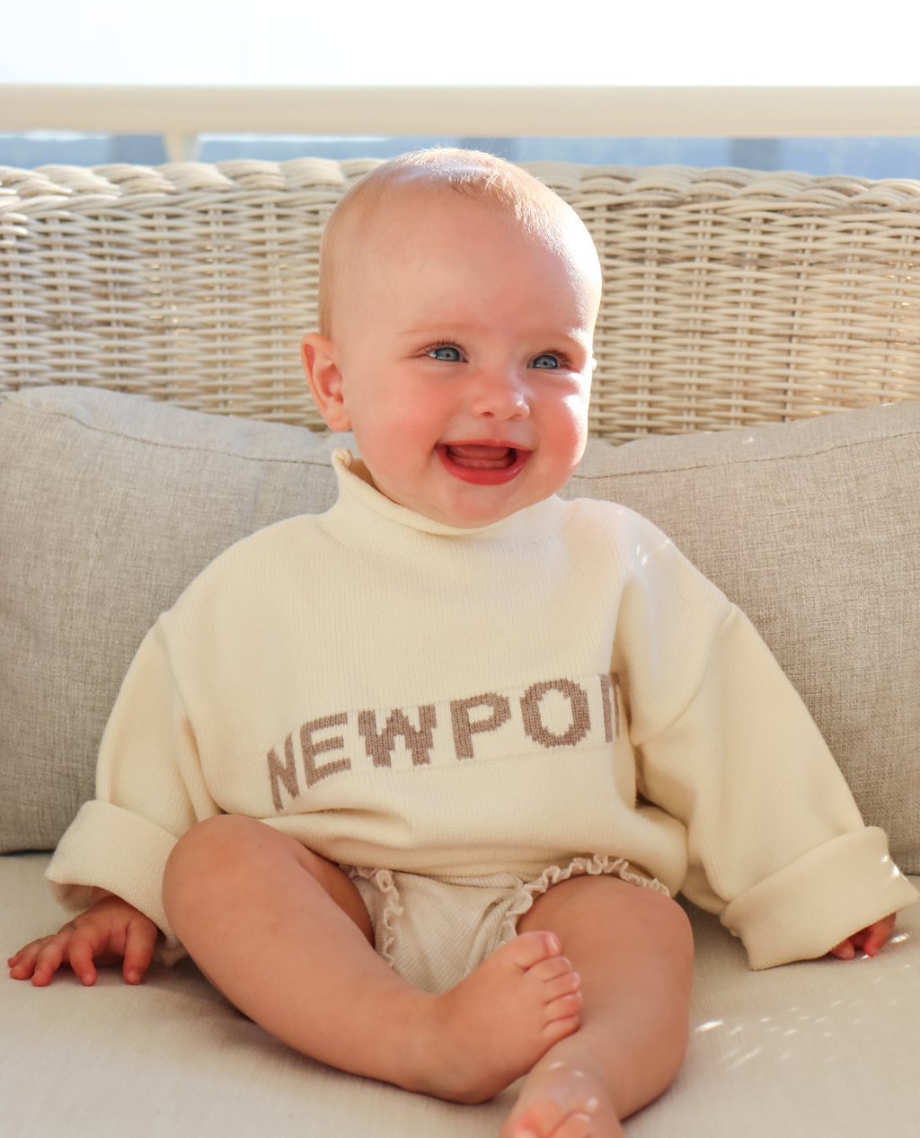 Newport Kids Crew- Cream
