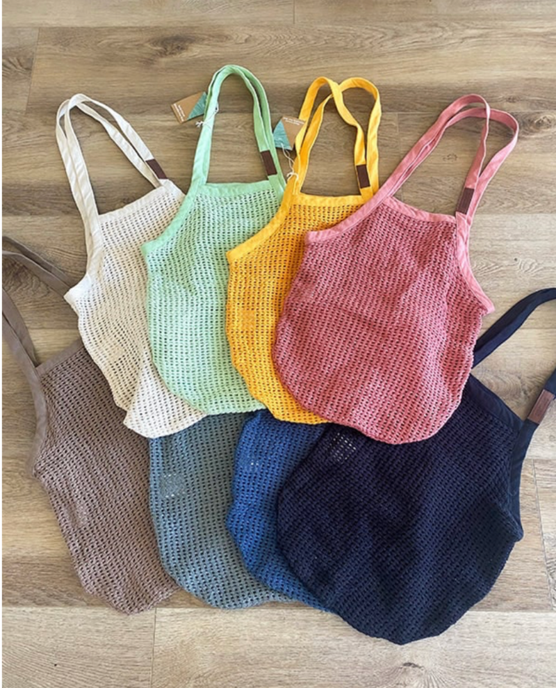 Net Market Bag- Navy