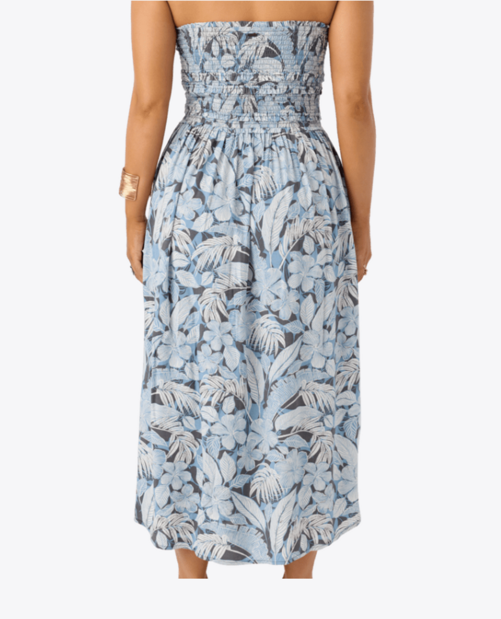 Devyn midi palmetto floral