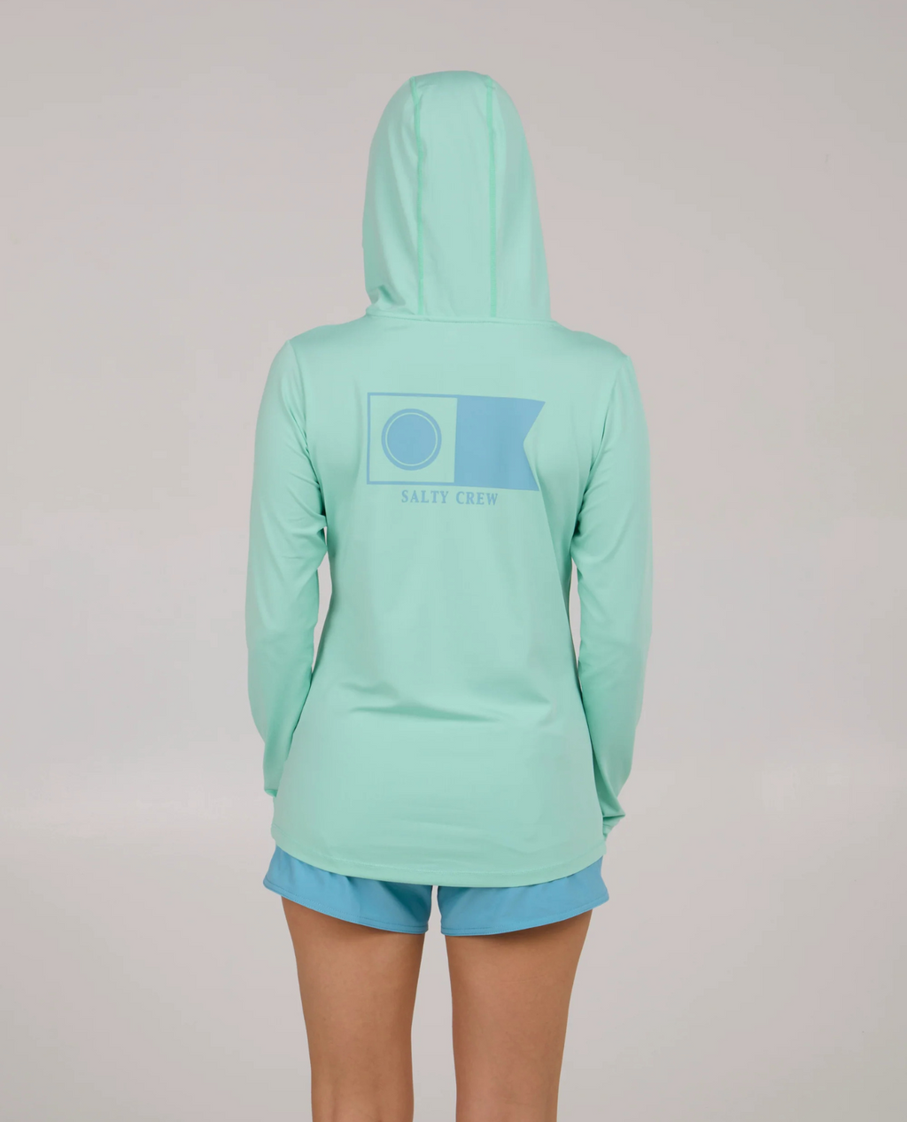 Flagship Hooded Sun Shirt- Mint