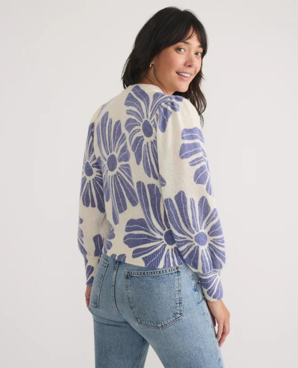 Printed Alma Puff Sleeve