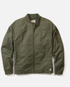 Glenn Wax Canvas Bomber- Olive