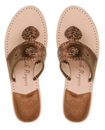 Jack Rogers flat sandal- Bronze