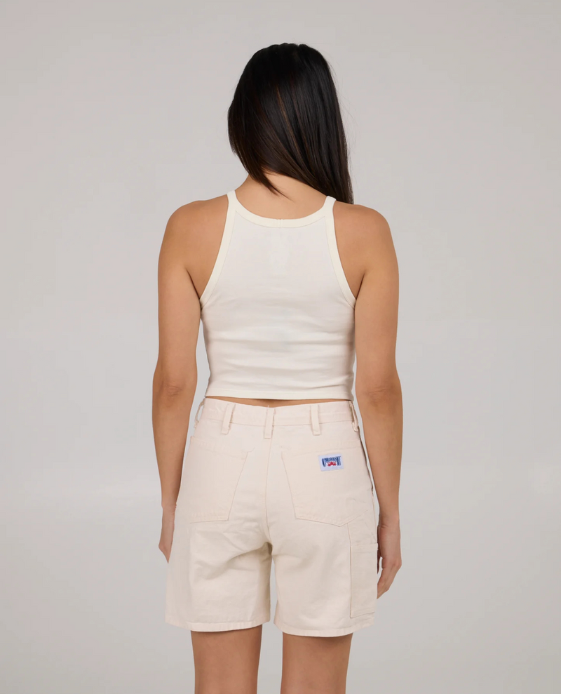 Fun in the sun tank- off white