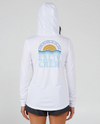 Sundown Hooded Sun Shirt - White
