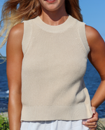 LAT tank sweater-Sand