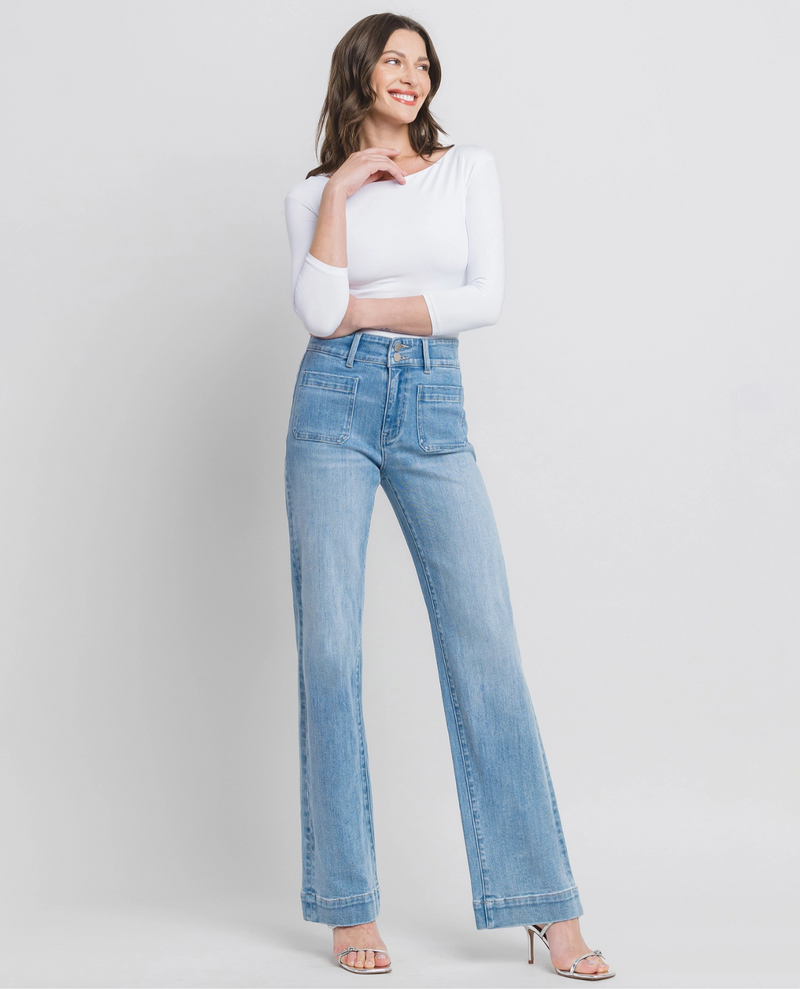 90s Vintage Pocket Flare Jean
