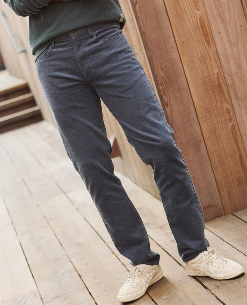 5 Pocket Flex Terry Cords - Slim Straight