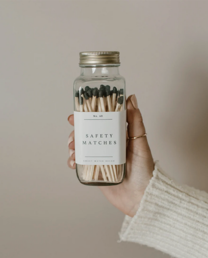 Black Tip Safety Matches