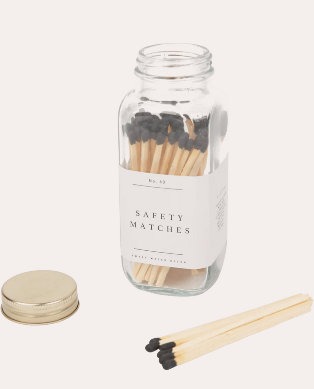 Black Tip Safety Matches