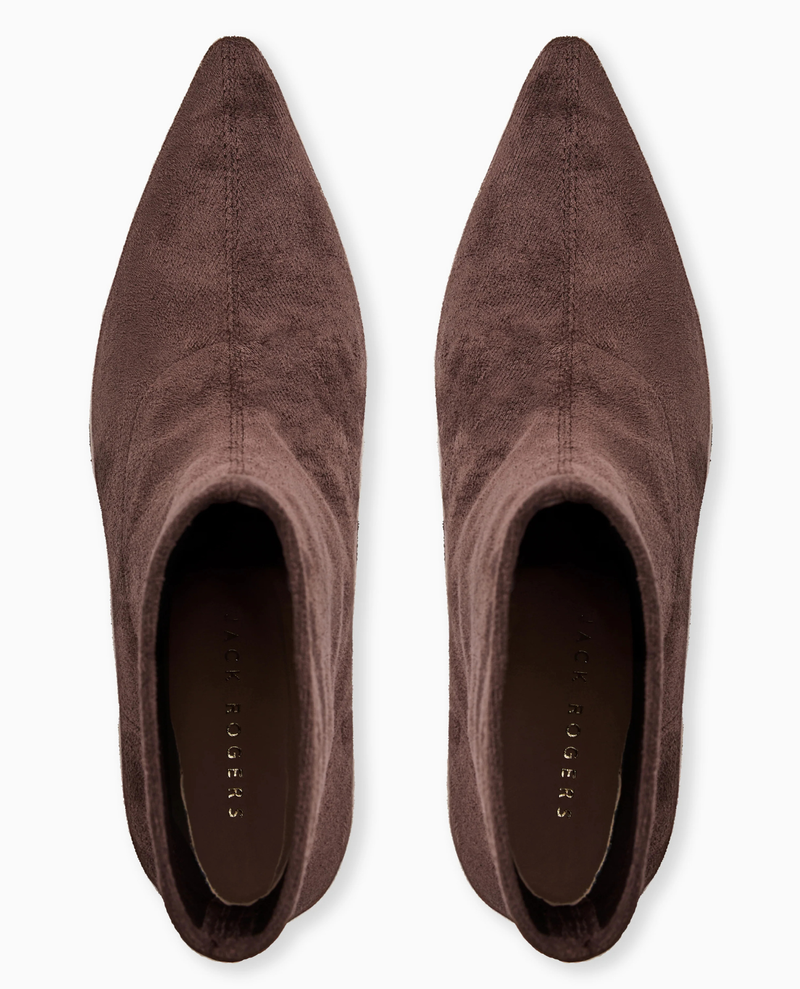 Charleston Stretch Kitten Heel Bootie