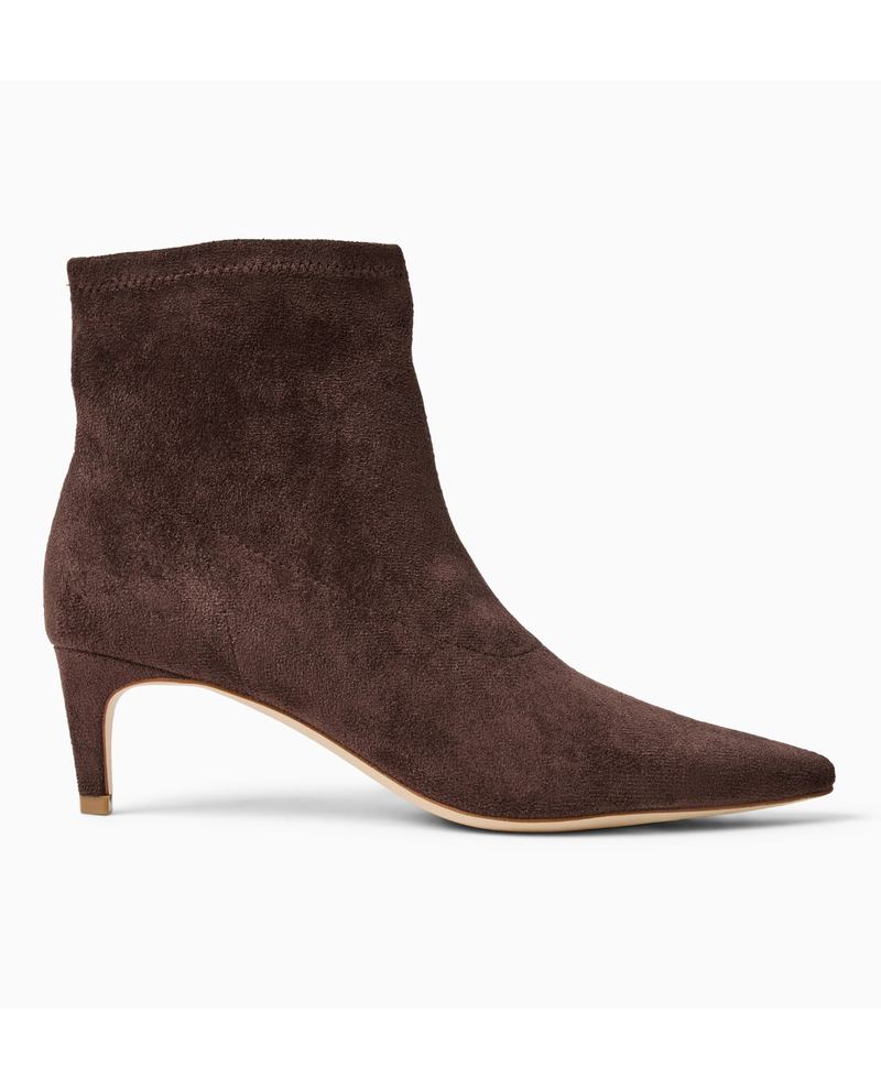 Charleston Stretch Kitten Heel Bootie