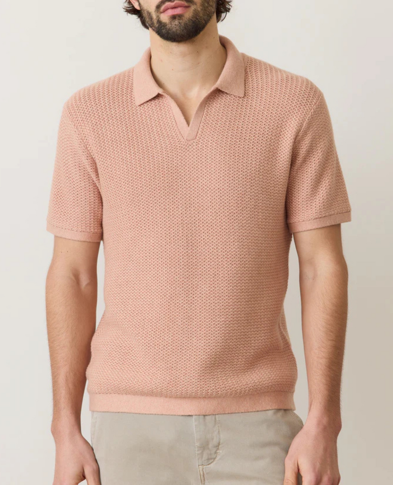Conrad Sweater Polo- Raw Earth