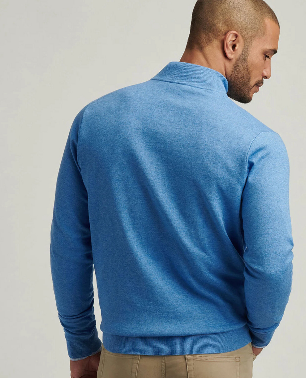 Coolspun Cotton Quater-Zip Sweater