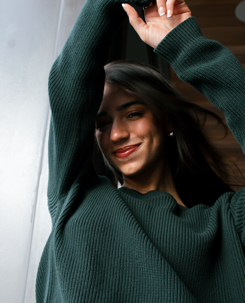 Crew Sweater - Dark Green