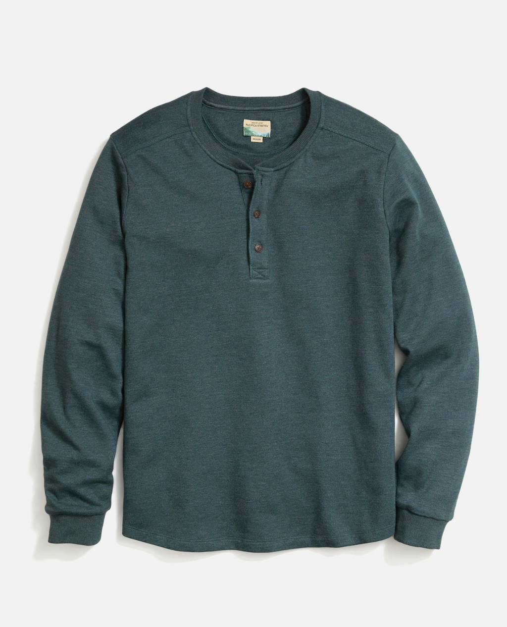 Pacifica Stretch Henley - Green Gables