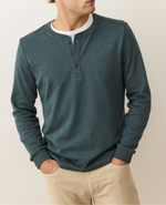 Pacifica Stretch Henley - Green Gables