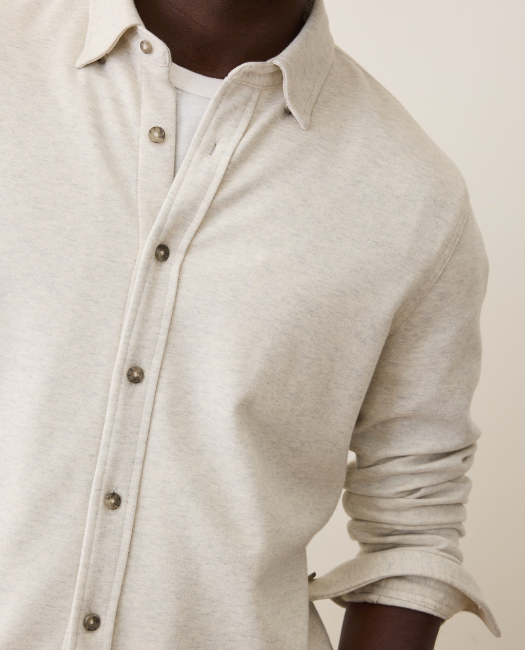 Pacifica Stretch Shirt - Oatmeal Heather