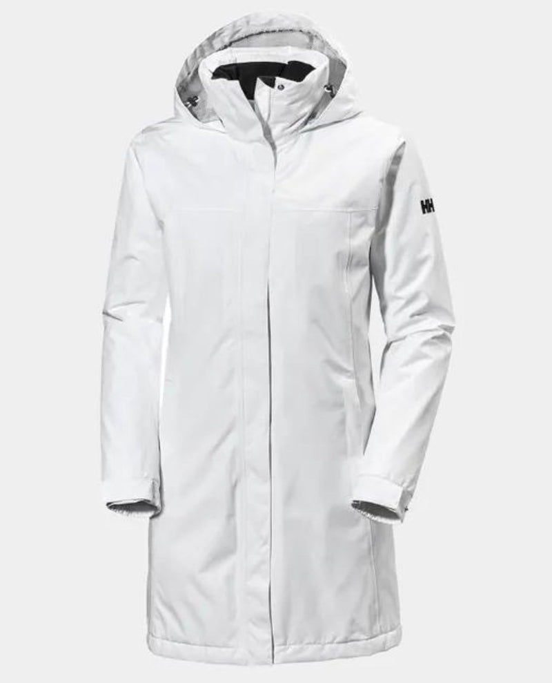 Aden Long Coat-White
