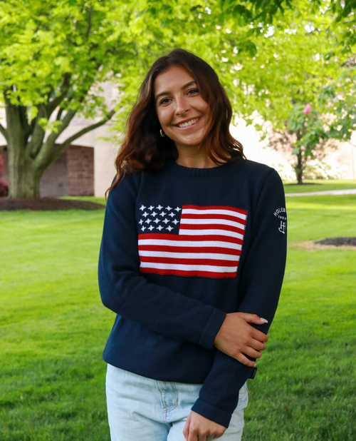 American Flag Sweater