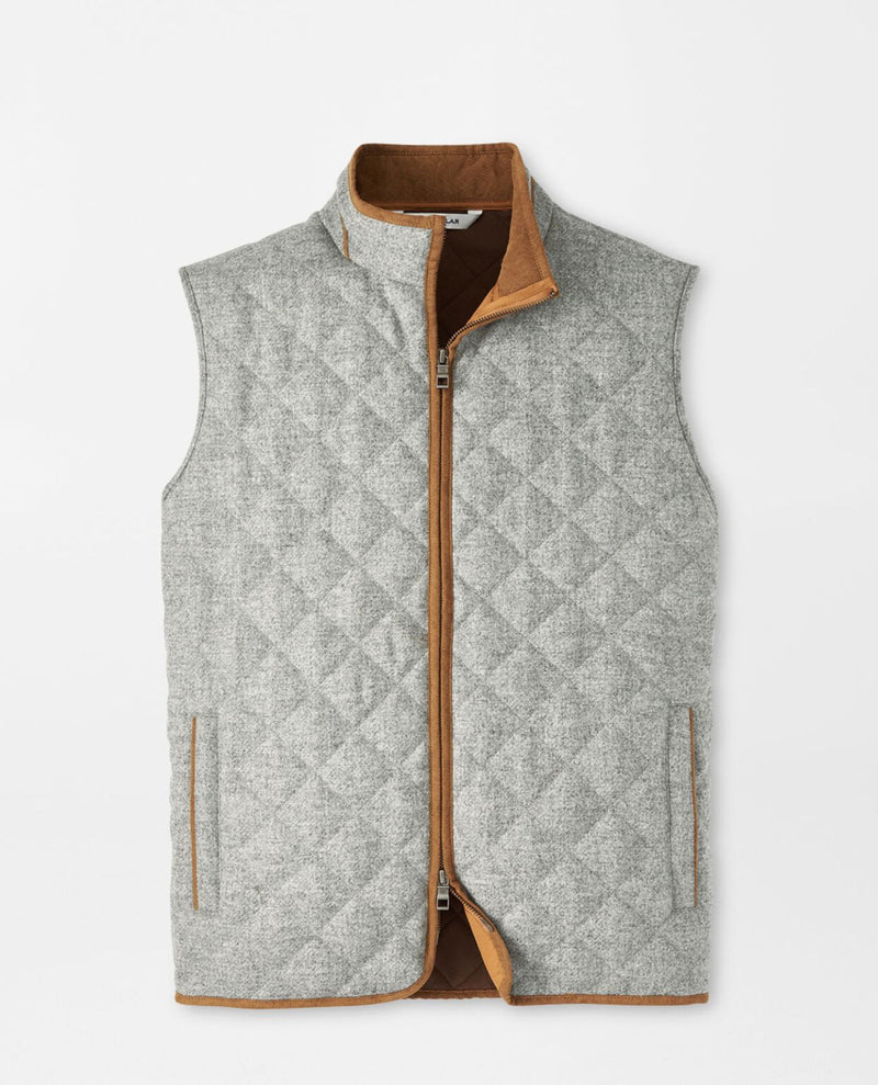 Essex Quilted Wool Travel Vest