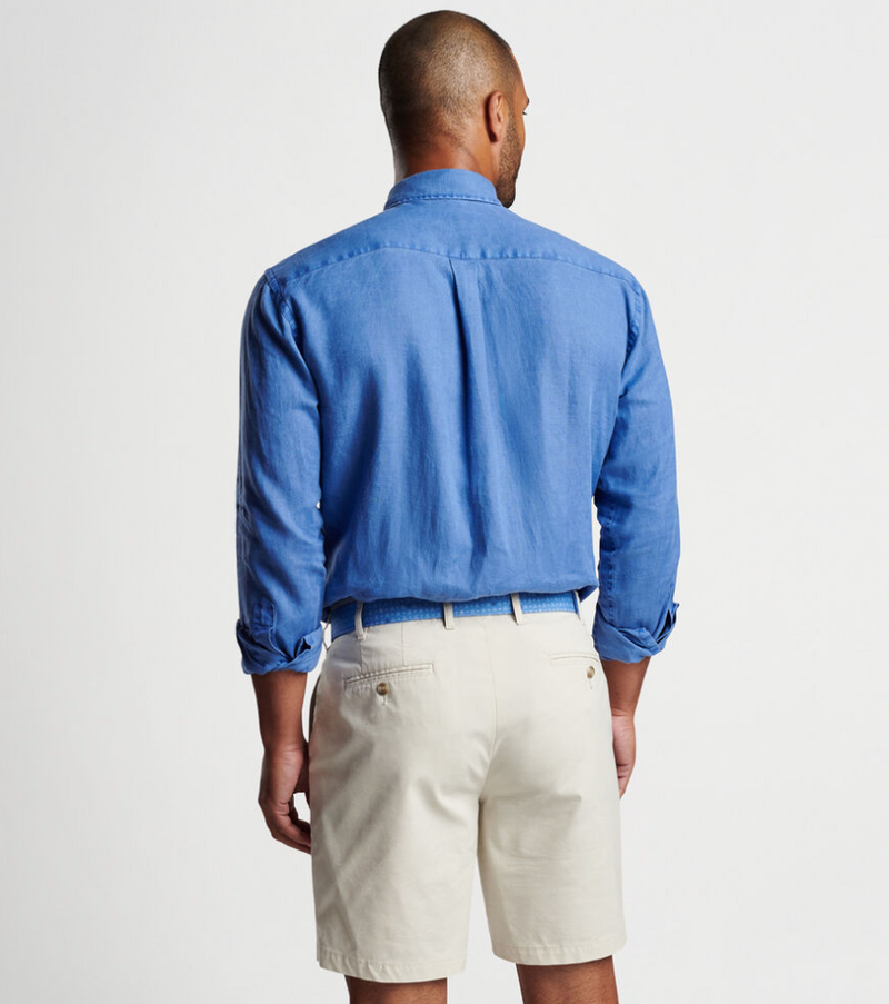 Coastal Garment Dyed Linen Sport Shirt