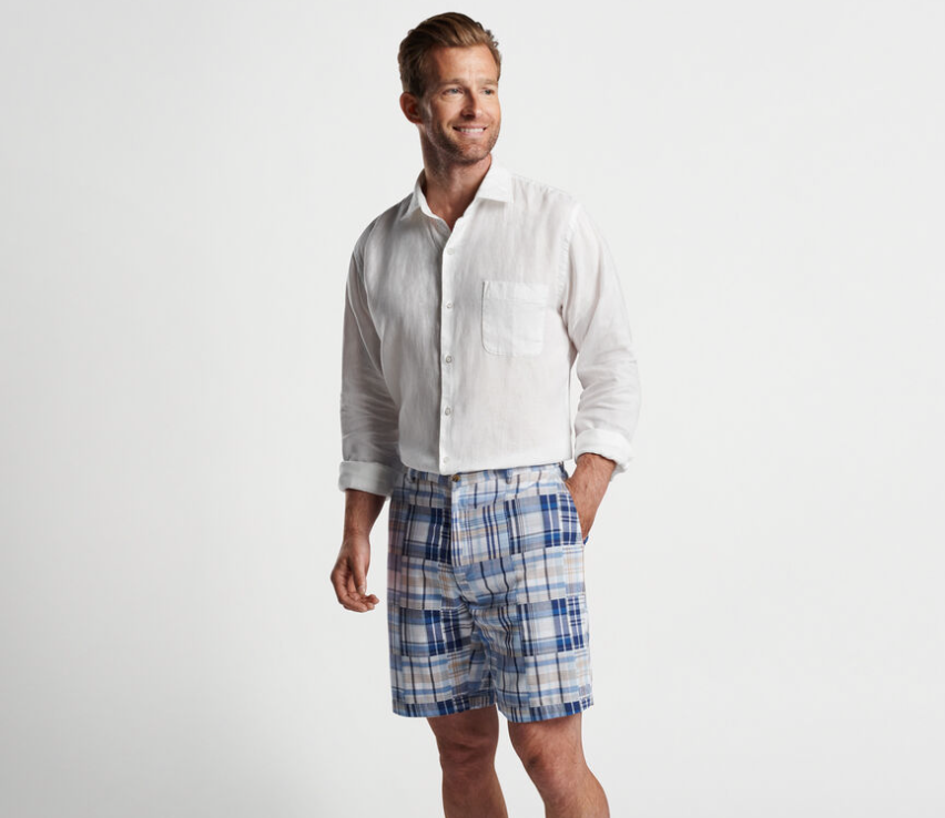 Coastal Garment Dyed Linen Sport Shirt