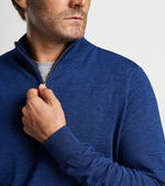 Canton Stripe Quarter-Zip Sweater