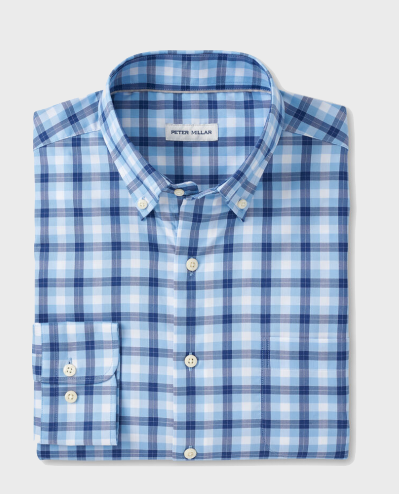 Blue Hill Crown Lite Cotton-Stretch Sport Shirt