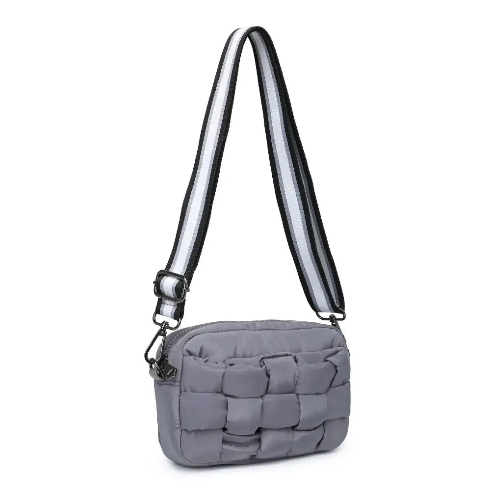 Aspire Woven Crossbody- Grey - Island Outfitters